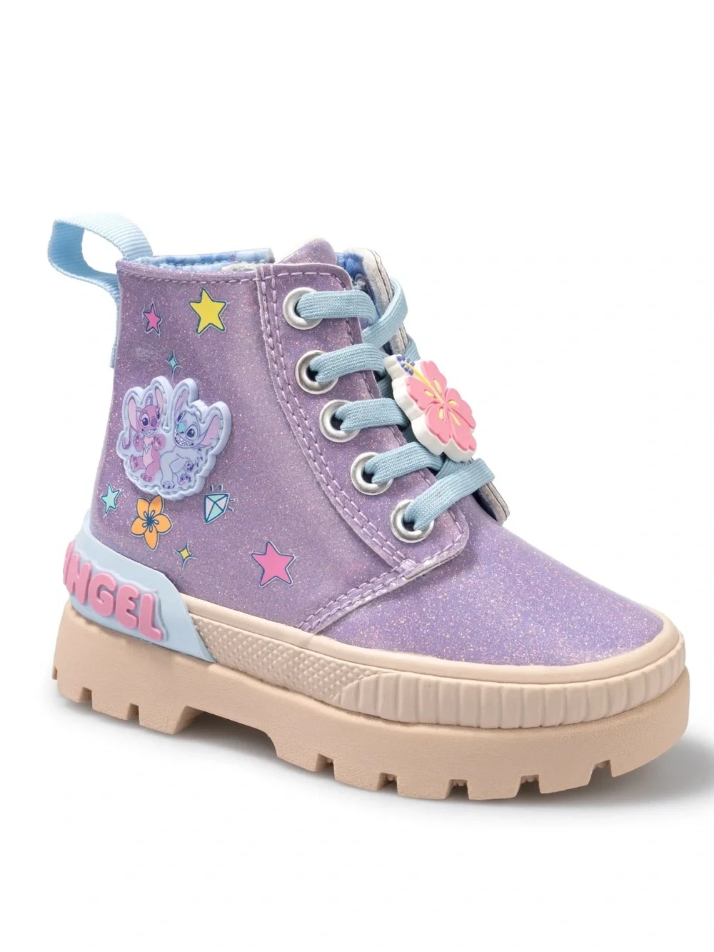 Disney Stitch Toddler Girls Combat Boots